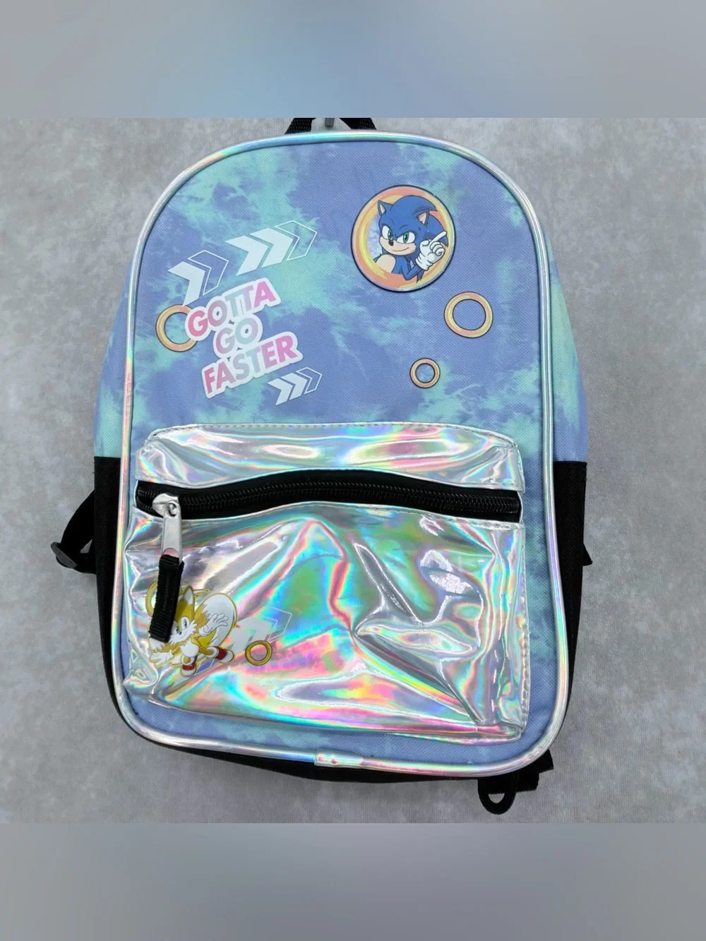 Bioworld Blue Iridescent Sonic Mini Backpack